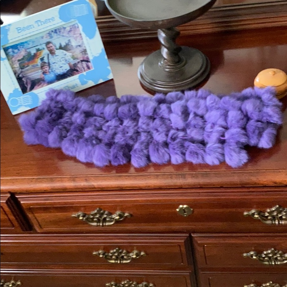 Rabbit fur scarf